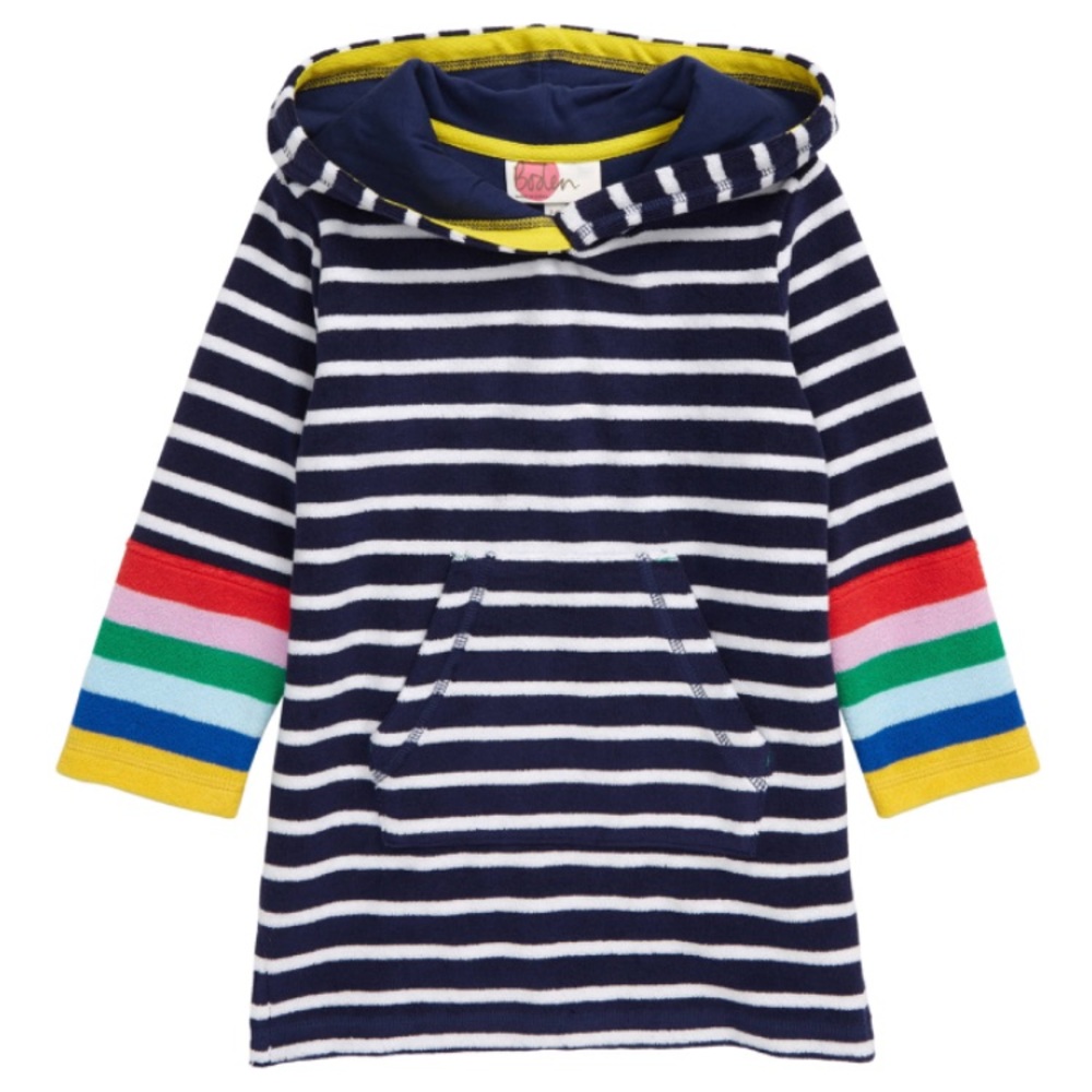 Mini Boden Cover-Up Terry Cloth Throw-On Beach Girls